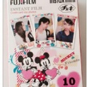 富士拍立得新款米奇相紙mini8/7s/90s/25/50迷你一次成像相機膠片-