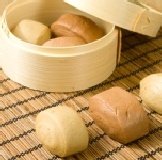 彈牙輕食小饅頭-黑糖(5入) Q彈好吃 不脹氣 微波50秒OK 電鍋10分鐘 11月後調整價格(全素)