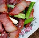 純手工~蔗香煙燻三層臘肉 全館購物滿1500免運ㄜ