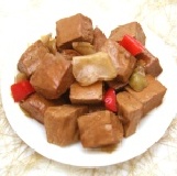 [夜貓族滷味小菜] ＊豆干＊搭配的榨菜也是一絕