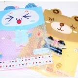 超Q卡通造型帶耳朵文件袋 資料袋 【60301】