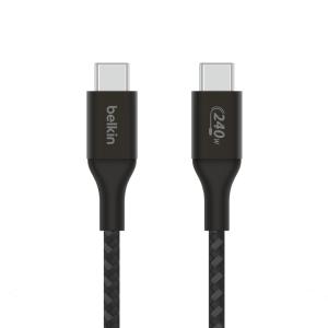 Belkin USB-C to USB-C 240W 編織傳輸線1M 安卓 CAB015Bbt15