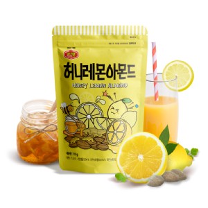 免運!韓國正宗 Murgerbon 蜂蜜檸檬風味-杏仁果 (210g) 210g/包 (5包，每包166.3元)