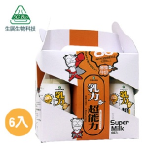 《生展》乳力超能力機能牛乳禮盒250ml(麥芽六入)