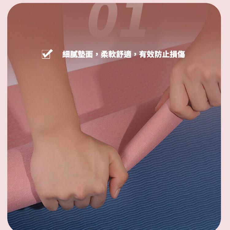 【CityStar】TPE減震隔音防滑家用運動瑜珈墊