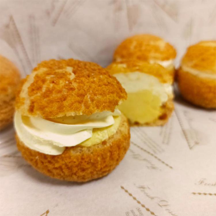 香草卡士達雙餡泡芙