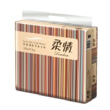 柔情抽取衛生紙-時尚彩條72包只要599元 特價：$599