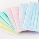 台灣製平面式三層防塵口罩兒童款(綠色),鼻部附固定片,100%台灣製造,50片盒裝