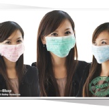 全新上市!!《台灣製造》一般成人平面寶貝熊熊三層式不織布防塵口罩