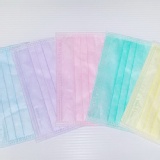 台灣製ISO-9001平面式三層防塵口罩成人款粉色,鼻部附固定片,100%台灣製造,50片盒裝 特價：$75