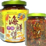 澎湖菊之鱻海鮮干貝醬(小辣)450g大罐 特價：$200