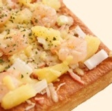 鮮蝦鳳梨(奶香千層披薩) 新品上市 精心研製