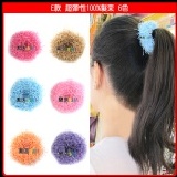 【E款超彈性100%髮束6色】不挑色10元【黑店9481】 超級100%超彈性髮束 不會咬頭髮無敵好綁 特價：$10
