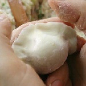 鮮菇韭黃水餃