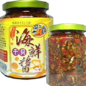 澎湖菊之鱻海鮮干貝醬(小辣)450g大罐