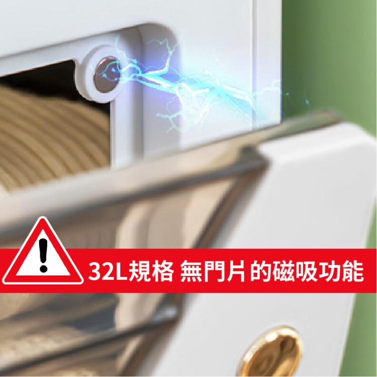 【DaoDi】五開門折疊收納櫃可移動收納櫃-磁吸3層特大號(折疊收納箱/ 衣物收納/ 廚房收納 )