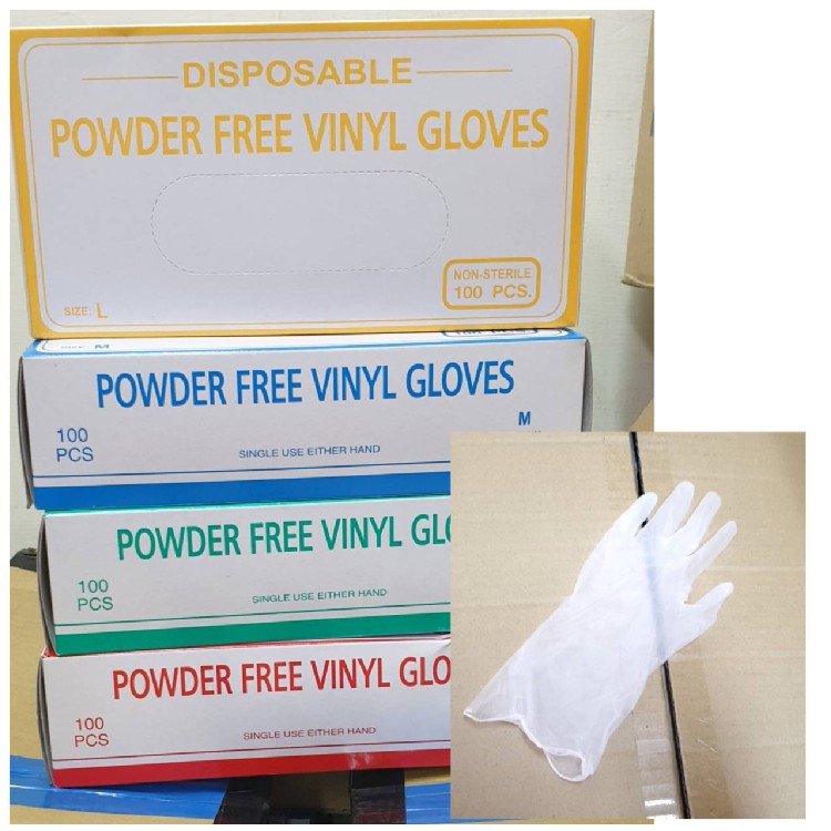 Disposable 透明PVC無粉手套 PVC手套