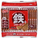 預購日本加鐵質膠原蛋白巧克力口味夾心餅乾 特價：$200