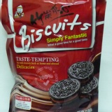 金豐泉-竹炭夾心餅(巧克力)300g