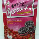 金豐泉-竹炭夾心餅(草苺)300g