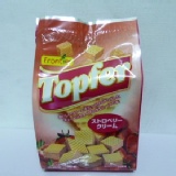 殷茂-方形草苺威化酥90g