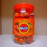 Welly棒棒糖(草苺橘子味)594g