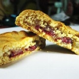 蔓越莓鳳梨餅4入塑膠自用盒裝