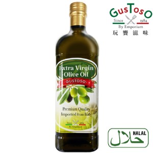 免運!【Gustoso】玩饗滋味 特級初榨橄欖油 1000ml/瓶 (12瓶，每瓶505.9元)