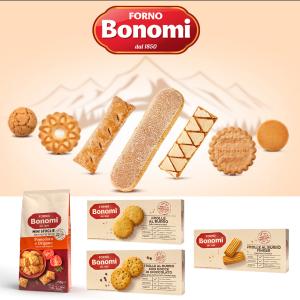 【Bonomi白朗妮】比薩口味千層酥/巧克力奶油餅乾/圓形奶油餅乾/方形奶油餅乾 150g