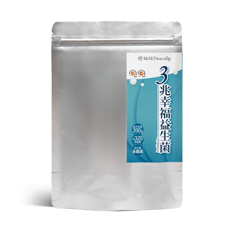 【橙姑娘】3兆幸福益生菌家庭號 大份量200g