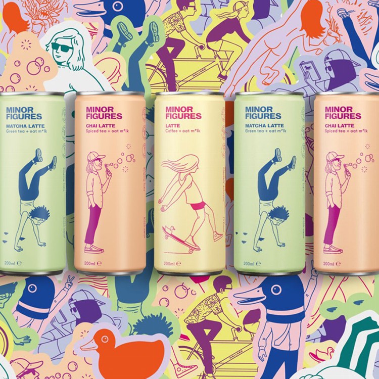 【Minor Figures 小人物】氮氣冷萃燕麥飲-口味任選(拿鐵/抹茶/印度奶茶)