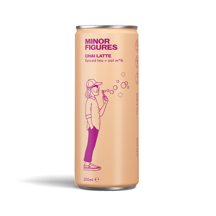 【Minor Figures 小人物】氮氣冷萃燕麥飲-口味任選(拿鐵/抹茶/印度奶茶)