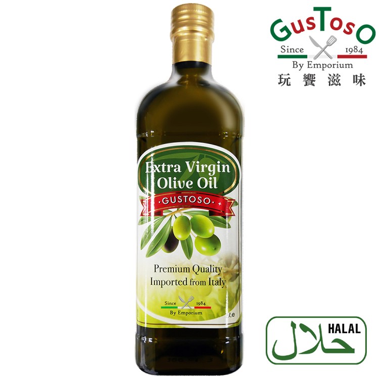 免運!【Gustoso】玩饗滋味 特級初榨橄欖油 1000ml/瓶 (12瓶,每瓶505.9元)