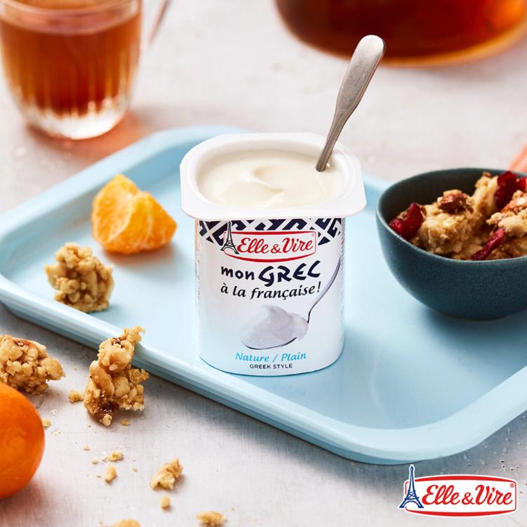 【Elle&Vire愛樂薇】法國進口希臘式優格 125g*4杯/組 (三款任選)