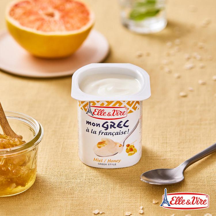 【Elle&Vire愛樂薇】法國進口希臘式優格 125g*4杯/組 (三款任選)