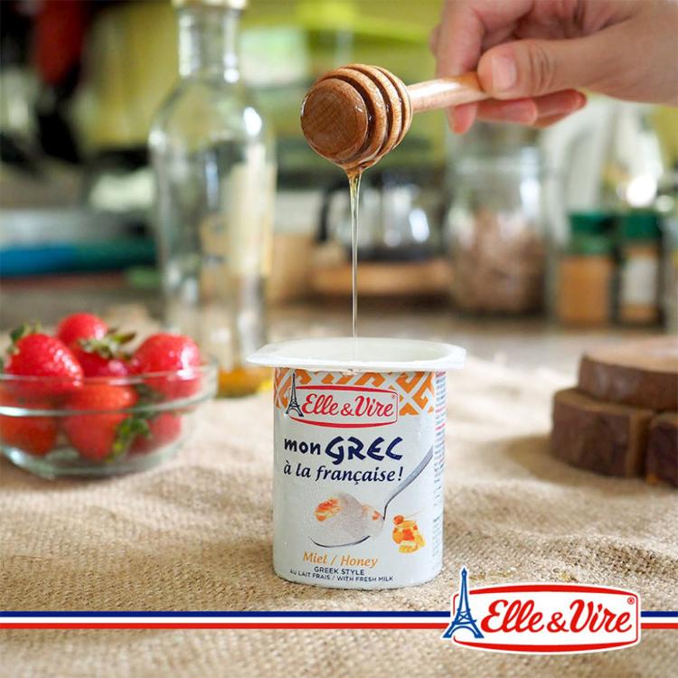 【Elle&Vire愛樂薇】法國進口希臘式優格 125g*4杯/組 (三款任選)