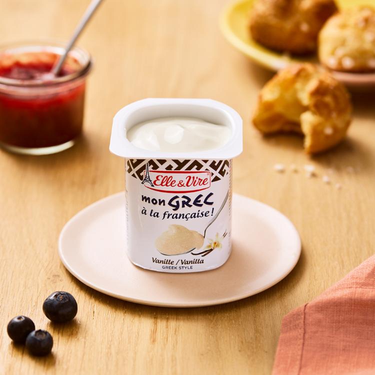【Elle&Vire愛樂薇】法國進口希臘式優格 125g*4杯/組 (三款任選)