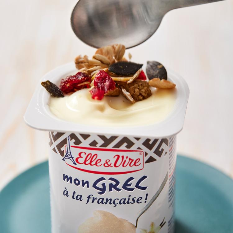 【Elle&Vire愛樂薇】法國進口希臘式優格 125g*4杯/組 (三款任選)
