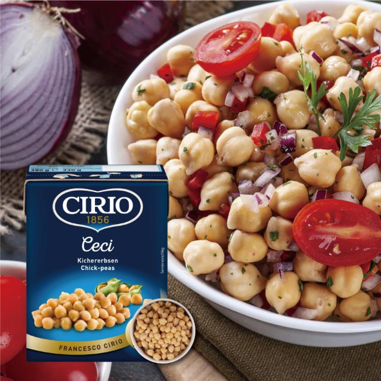 【CIRIO】精選豆類綜合5入組(埃及豆(鷹嘴豆)/紅腰豆/白腰豆/黑豆/茄汁焗豆)