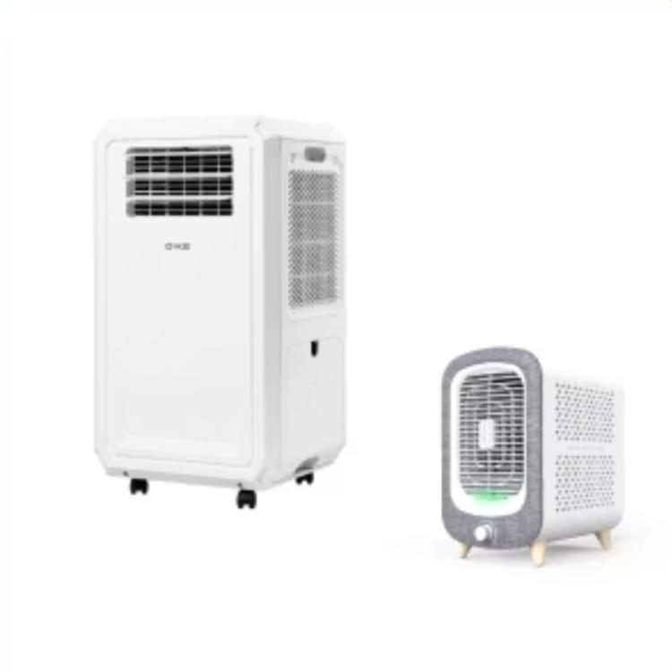 【DIKE】多功能移動式瞬涼水冷氣 HLE700WT(送寵愛抗敏清淨機 桌上型 HCF600WT)