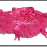 女童歐美版 夢幻 浪漫 波浪 可愛 蕾絲澎澎裙 玫紅色