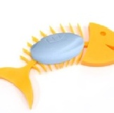 創意魚骨頭造型皂托 肥皂盤 【20375】