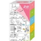 柔情盒裝面紙-原創幸福系列 160抽*5盒*10袋/箱