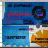 2010最新{日規大全配7件組} 專利免釘型防蚊門簾 磁條+磁扣與日本同步販售打擊仿冒價$99**粉藍**