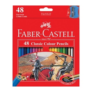 Faber-Castell 紅色系列油性彩色鉛筆 48色（環保裝）