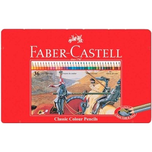 Faber-Castell 紅色系列油性彩色鉛筆36色