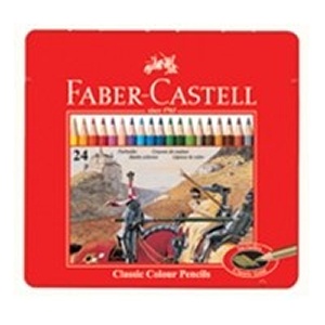 Faber-Castell 紅色系列油性彩色鉛筆24色