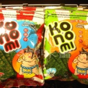 3號味蕾~KO NO MI 相撲手 紫菜 脆海苔 原味 一包特價45元 特價：$45