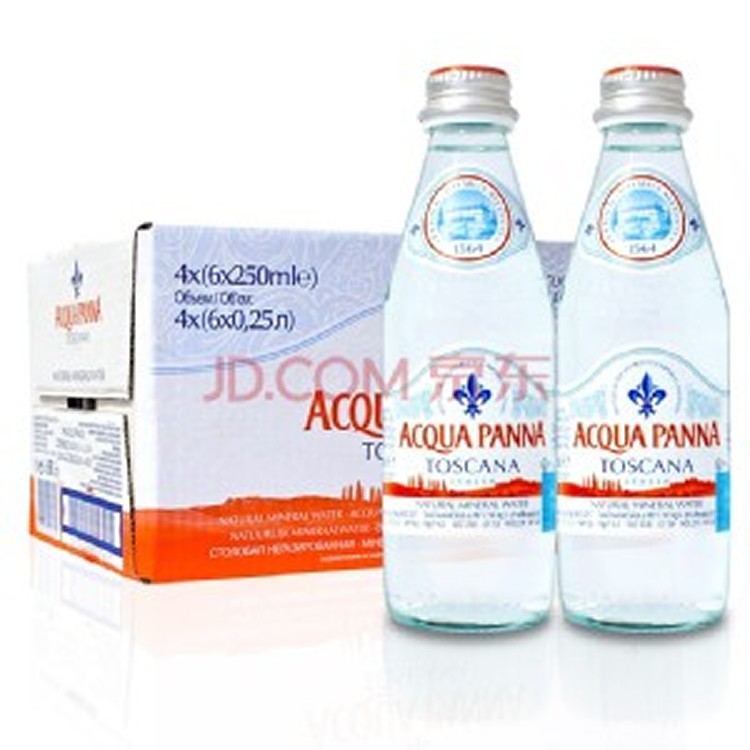 義大利 Acqua Panna 普娜天然礦泉水 玻璃瓶 250ML