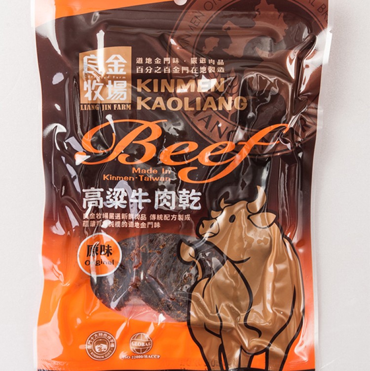 【良金牧場】經典高梁香牛肉乾90g
